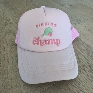 The Darling Effect Dinking Champ Hat Pink Adjustable